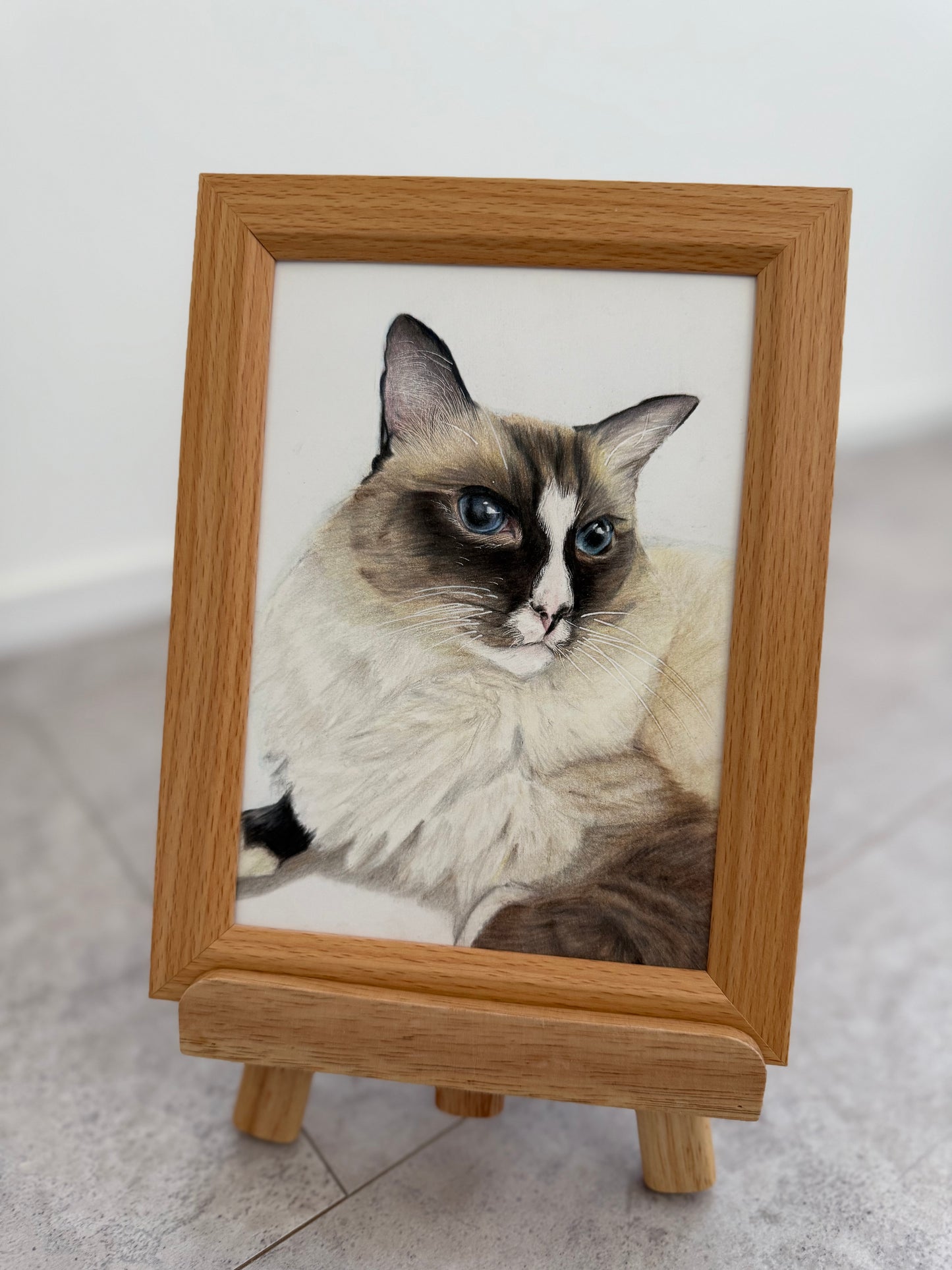 2Lイラスト(オーダーメイド色鉛筆画)